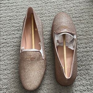 Kate Spade Sparkling Loafers - Rose Gold